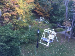 view from our balcony