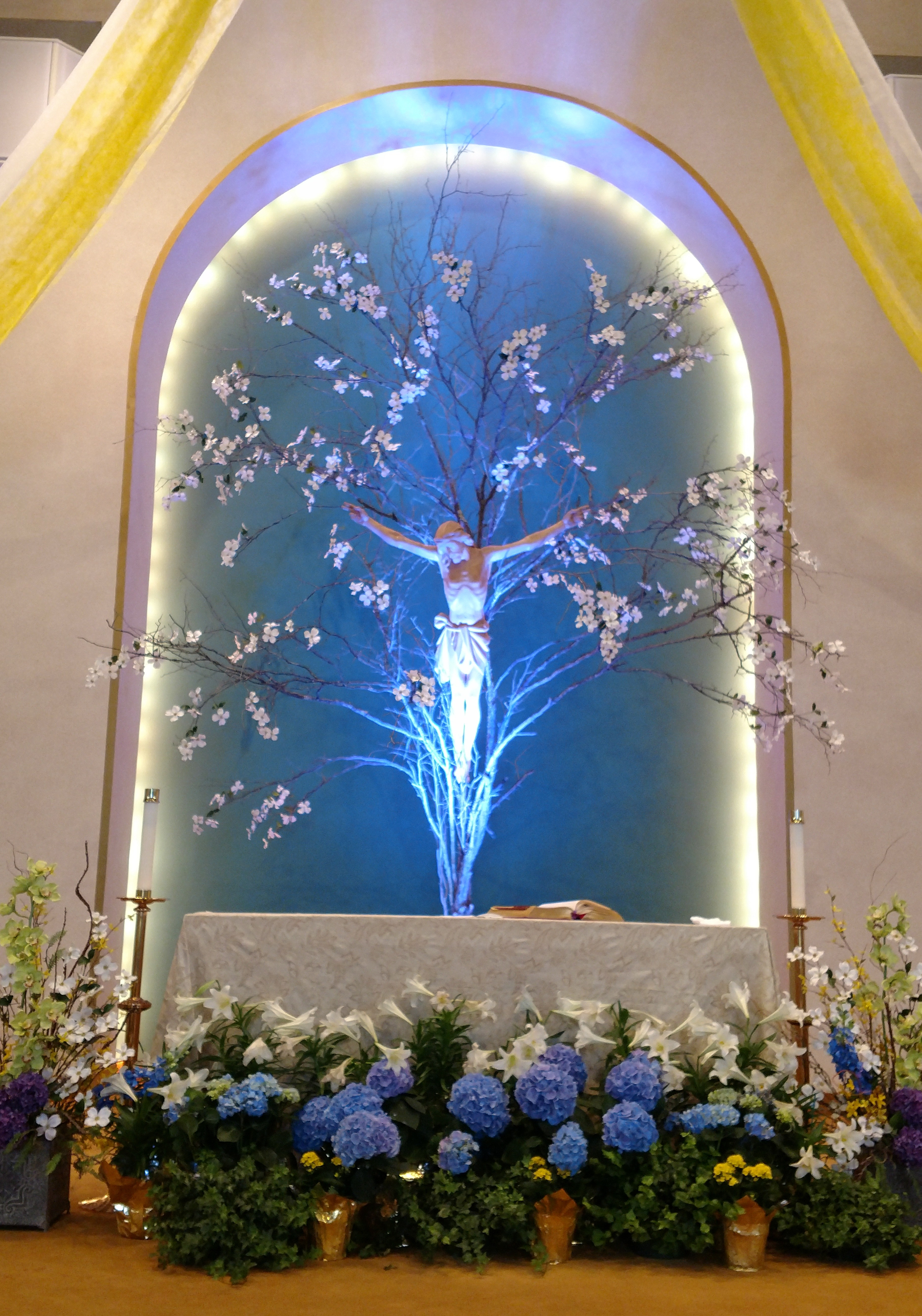 Easter altar