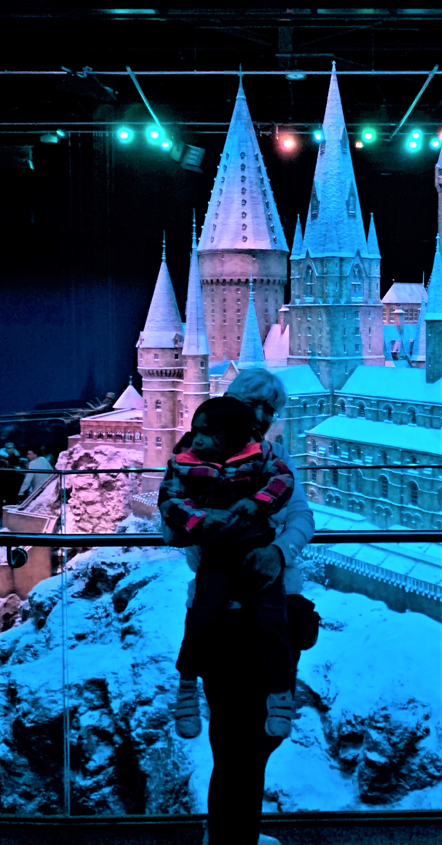 J and Ada at Hogwarts model